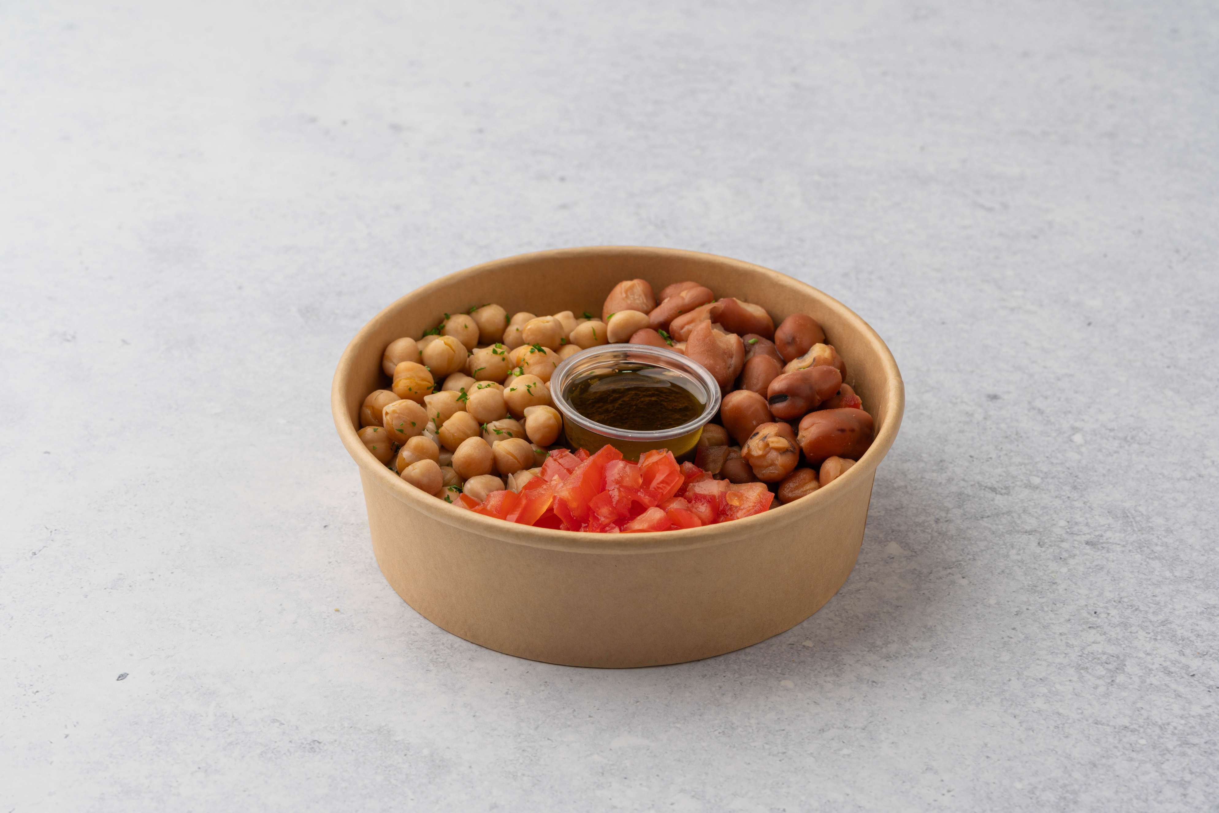 Chickpeas And Foul Salad